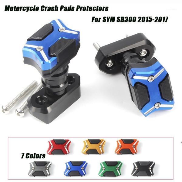 

a pair motorcycle cave frame slider engine cover escape crash pads protectors set silp on for sym sb300 2020 20201