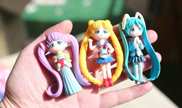 

beautiful girl doll anime eggshell toys 6 mixed batch princess gashapon selling toy for kid