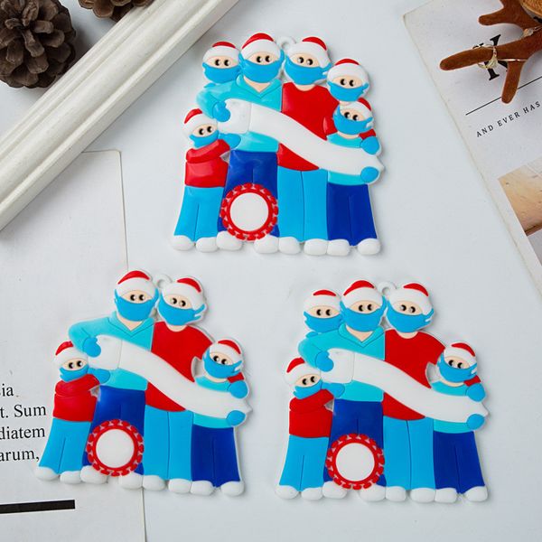 

ornaments of christmas survivor tree decor family quarantine 2 3 4 5 6 7 face masks hand sanitized customiz christmdecor