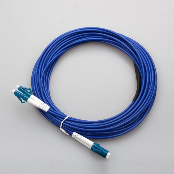 

fiber optic patch cord armored single mode sm lc 9/125 20 metre fiber optic patch cord factory customize fc lc connector length1