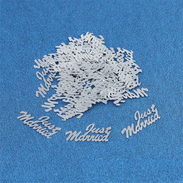 

just married letter sequins party foil tables confetti scatter heart wedding engagement table decoration 1 5hma uu
