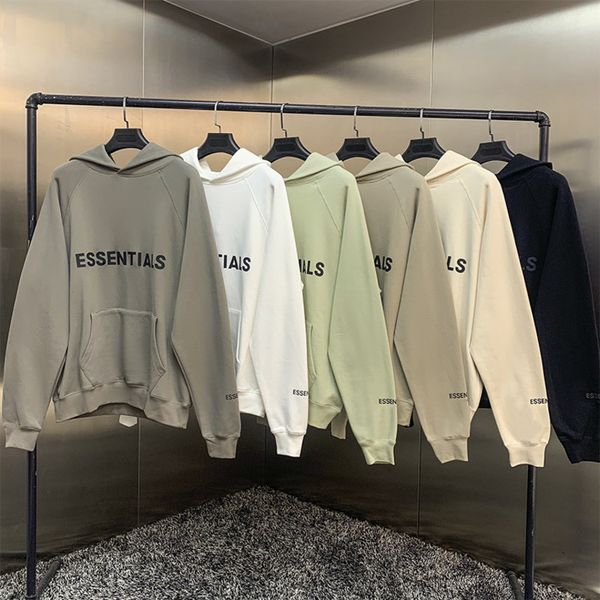 

fw21 men's women's hoodi, digner cloth, rubber embossed letters, hip-hop style, neutral, loose and oversized, Black