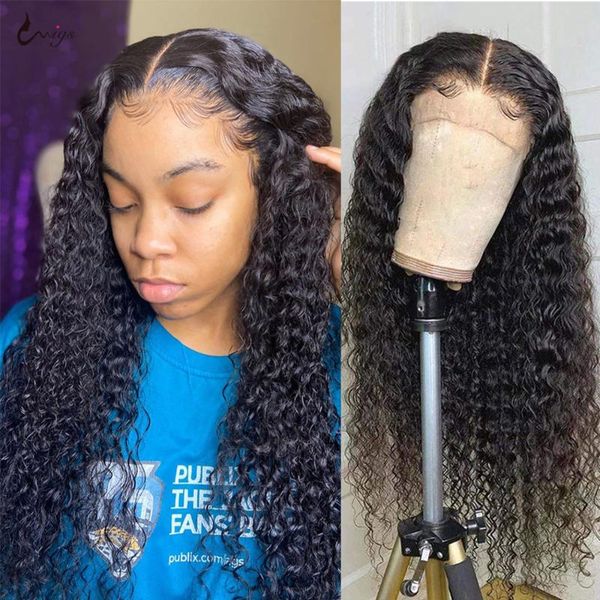

lace wigs kinky curly wig 5x5 closure brazilian human hair hd pre plucked remy for black women uwigs, Black;brown