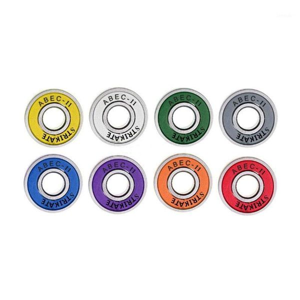 

skateboarding abec-11 bearings skateboard longboard 8pcs colorful skateboard1