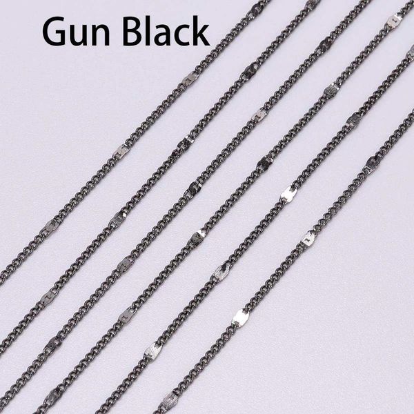 

5 м / лот золото 1.м 1.6 мм 2.0 мм ссылка на цепь покрывала латунные материалы материалы ожерелье цепи для ювелирных выводов поставки bbyrta