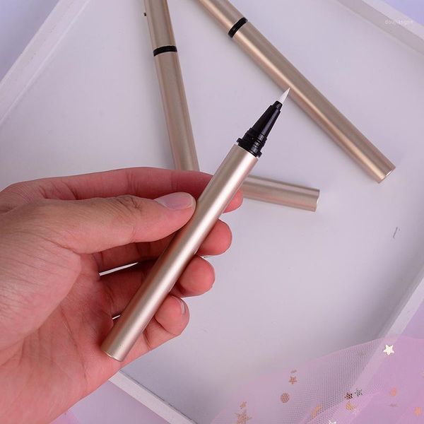 

one piece tube empty eyeliner transparent suqare cosmetic container liquid eyeliner bottle with brush cap1