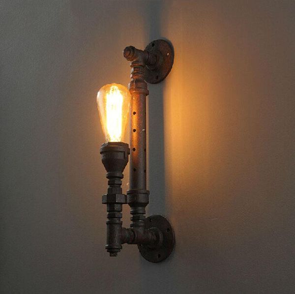 

wall lamp loft industrial water pipe retro american country bar restaurant european style staircase rust