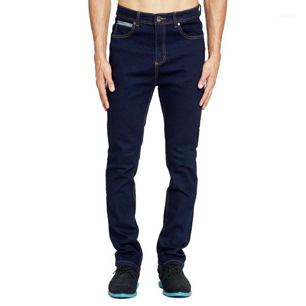 

2020 fashion stretch denim jeans ankle zipper jeans for men y60361, Blue