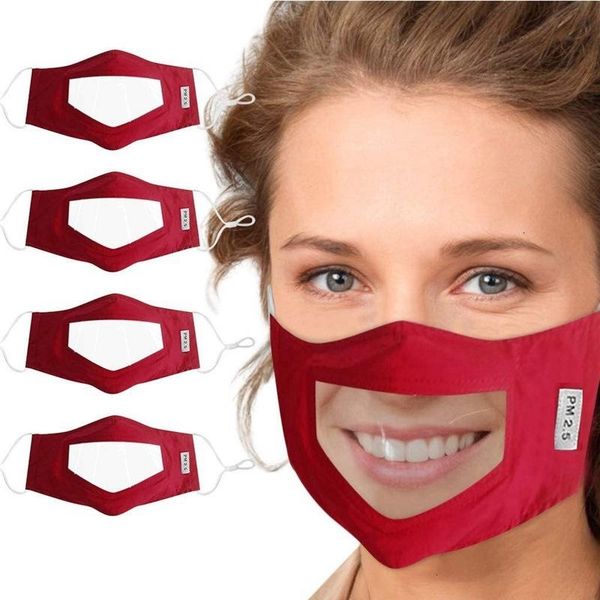 

factory cover face mute mouth dust designer plaid anti fog transparent visible kid cotton masks deaf mask dda159 r pmjbc