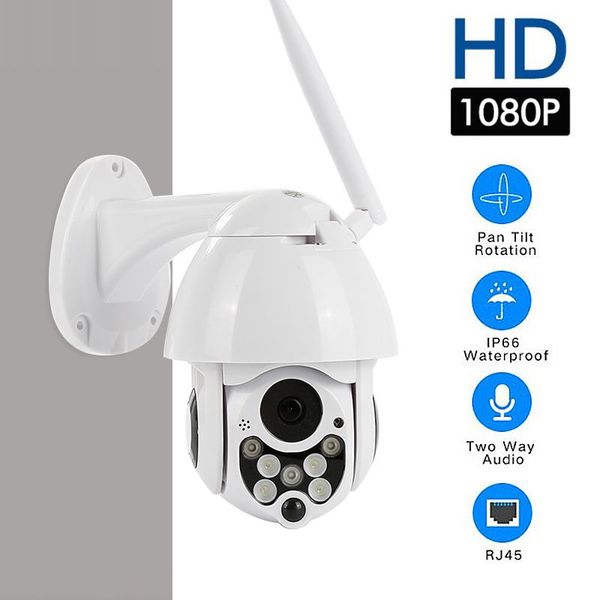 

surveillance security camera 4x zoom 1080p hd wireless ptz dome ip wifi camera smart ir night version outdoor fhd cctv video