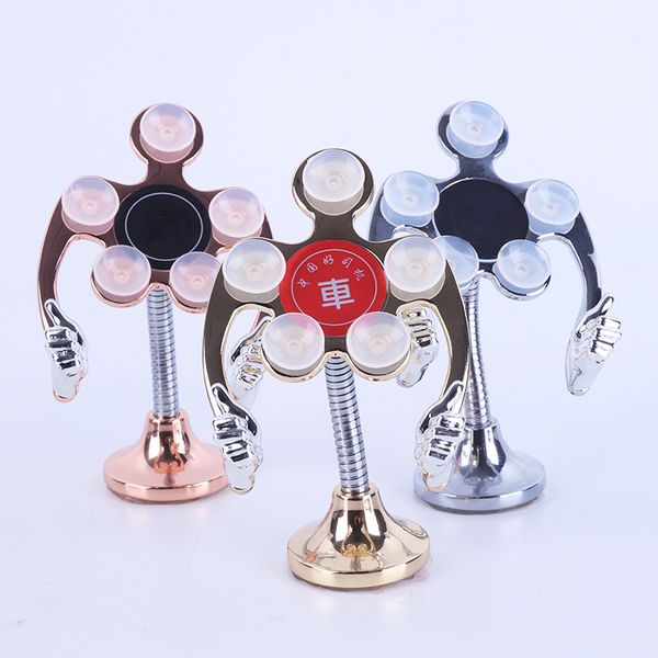 

factory price anti-slip clip 360 degree rotation car mobile phone holder