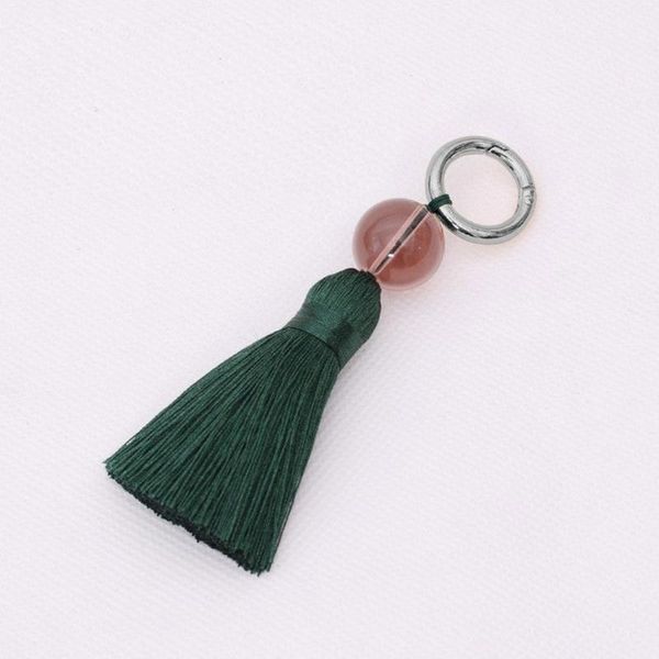 

2 шт. сплавной пружинной катушки круг rayon tassel beychain diy одежда декоративные аксессуары женщина телефон сумка tassels bringe headants