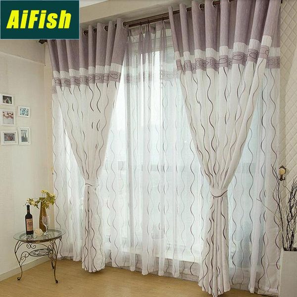 

s полосатый эркер шторы украсьте балкон гостиная дизайн одежды затенения 60% -70% спальня главная шторы wp380-4