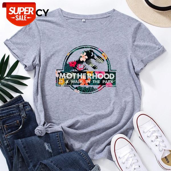 

jfuncy casual cotton t-shirt women t shirt motherhood letter printed oversized woman harajuku graphic tees #lk6k, White