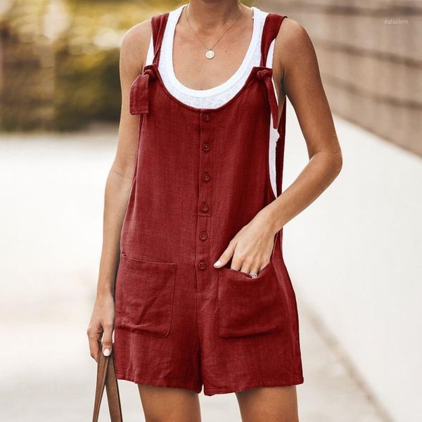 

women rompers u neck jumpsuit female strapless playsuit summer short pleated overalls playsuit1, Black;white