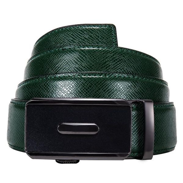 

130cm men belt green leather belt alloy automatic slide buckle square buckle waist strap gift for wedding business barry.wang, Black;brown
