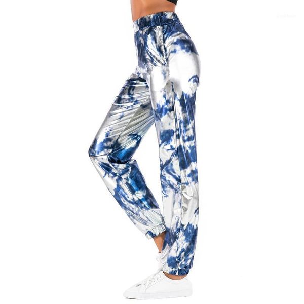 

running pants women high waist sports casual jogger sweatpants hip hop trousers streetwear with elastic cuffs1, Black;blue