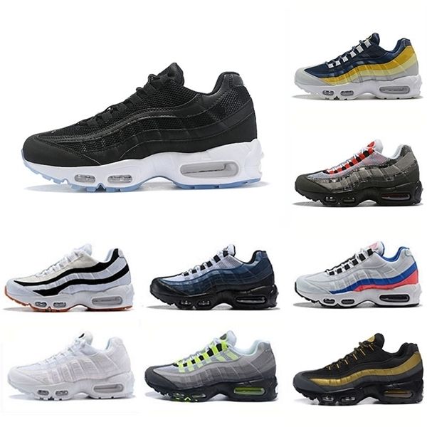 

laser fuchsia cushion running shoes men women triple white yellow black red outdoor trainers casual sports sneakers 36-45