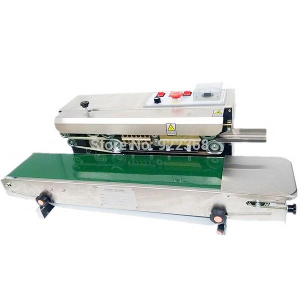 

100% warranty sf-150 continous band sealing machine aluminium foil bag sealer