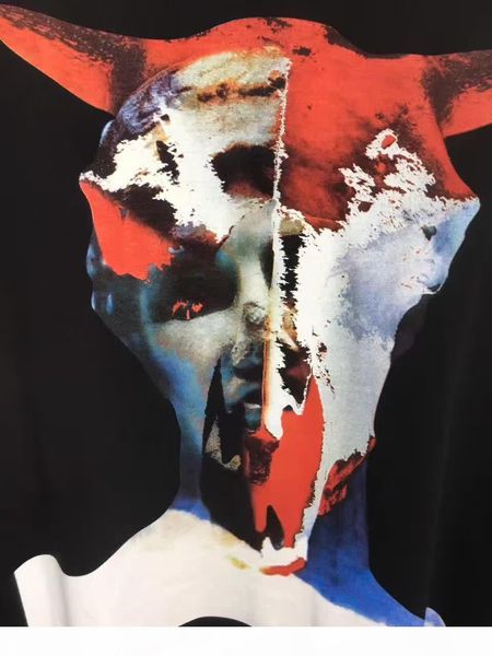 

new fashion brand tauren pattern t shirt men short sleeve t-shirts tees casual clothes men, White;black