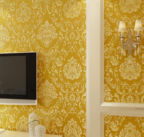 

modern damask wallpaper wall paper embossed textured 3d wall covering for bedroom living sqckmf bdenet