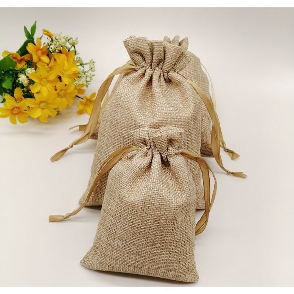 

500pcs silk ribbon drawstring bag sack jute bag small jewelry bags pouch for jewelry gift packaging bag wedding display diy gift f wmtgvn