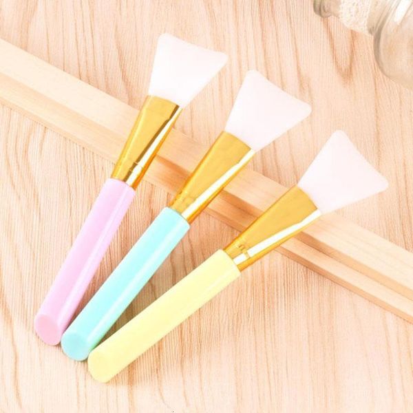 

face facial mask brush soft head silicone material diy cosmetic beauty tool easy to clean 1pc professional