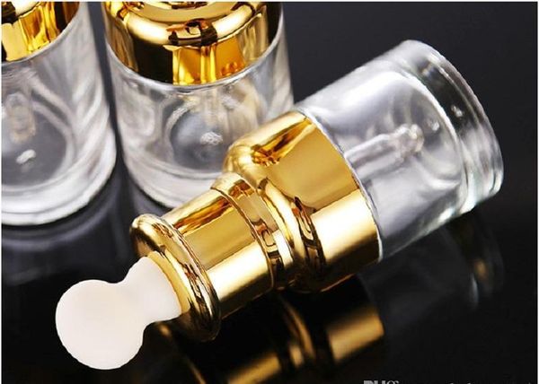

clear glass essential oil perfume bottles liquid reagent pipette bottles eye dropper aromatherapy plated gold silver jlldfz eatout