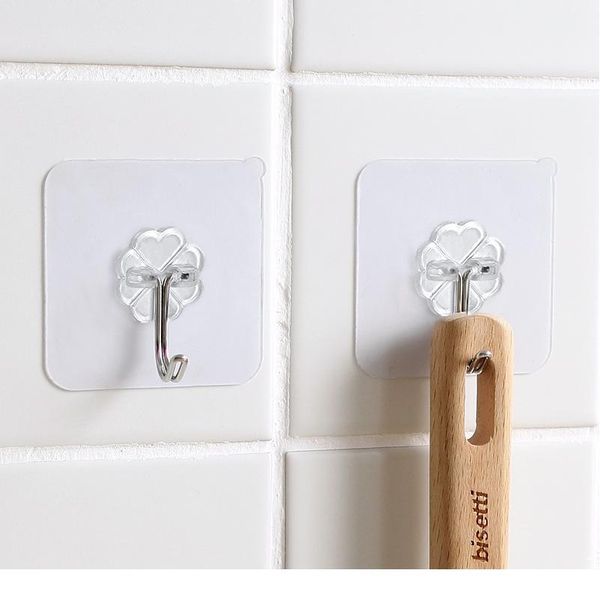 

strong stick no trace hook glue paste ceramic tile wall hanging load bearing super transparent hook no punching househ bbyzqf