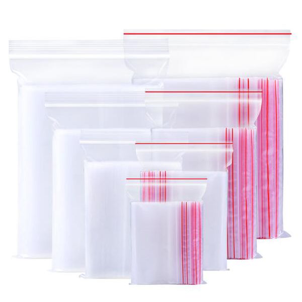 

10*15cm transparent self sealing plastic bags food storage bags gifts candy bag pouch jewelry reclosable plastic self sealed bag