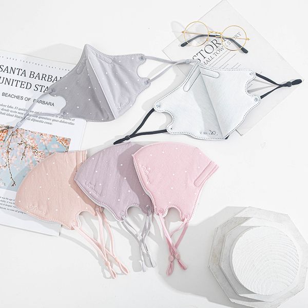 

designer fashion face mask print white star pink colorful man woman masks dust pm2.5 adjustable mask