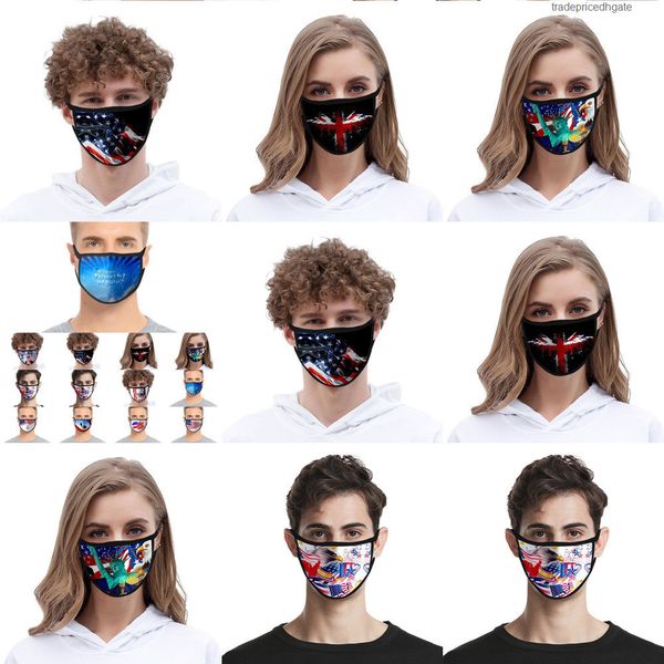 

washable american styles flag 3d printed national 5 anti dust mask outdoor cycling fa fija mc0s