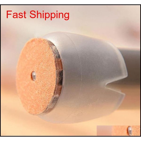 

4pcs/set transparent sile chair leg caps covers feet pads for furniture table wood floor protectors round o jlllog ladyshome