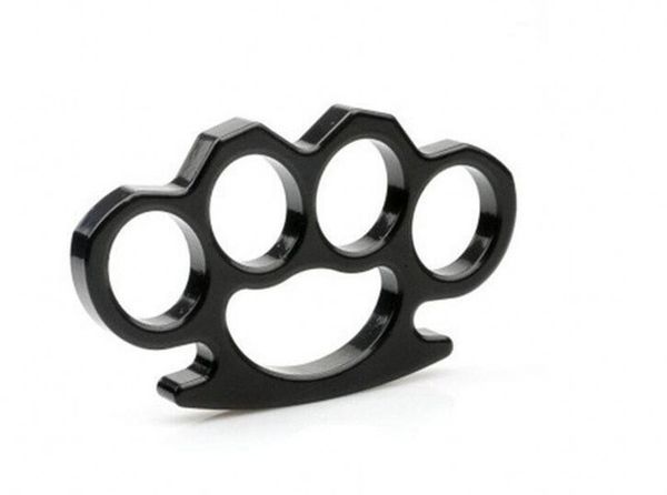 

new gilded steel brass knuckle duster color black plating silver hand tool clutch fy784518