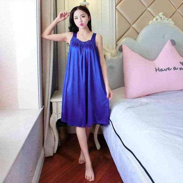 

jaycosin sleepwear womens summer nightdress loose casual lingerie sleeveless lace ruffle floral dress women clothes 401, Black;red