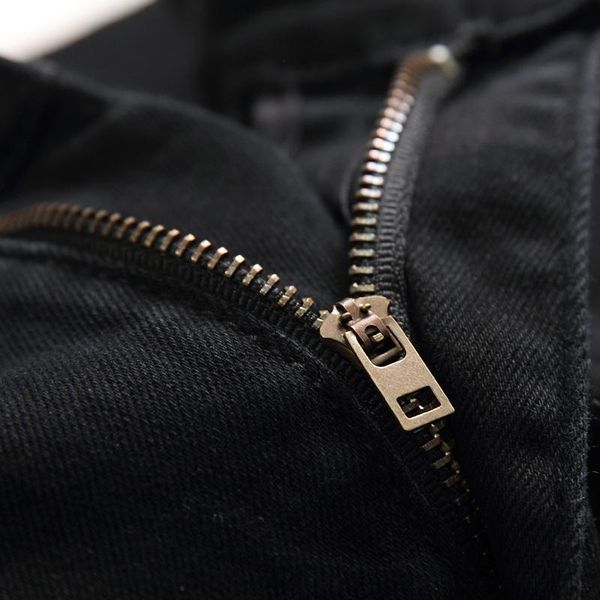 

black design men dropship men's hole quality elasticity jeans long large size high jeans fashion brand cotton pants new ndrxu