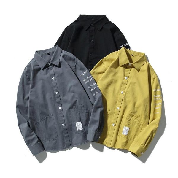 

men's casual shirts brand white black long sleeves 2021 spring autumn plus asian size -5xl