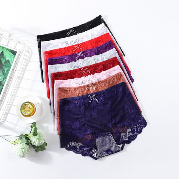 

fashion women's panties transparent underwear women lace soft briefs lingerie intimates, Black;pink