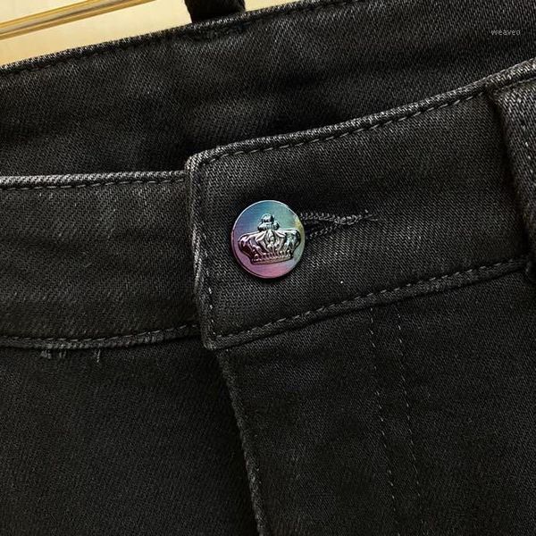 

wb12574 fashion men's jeans 2020 runway luxury european design party style men's clothing1, Blue