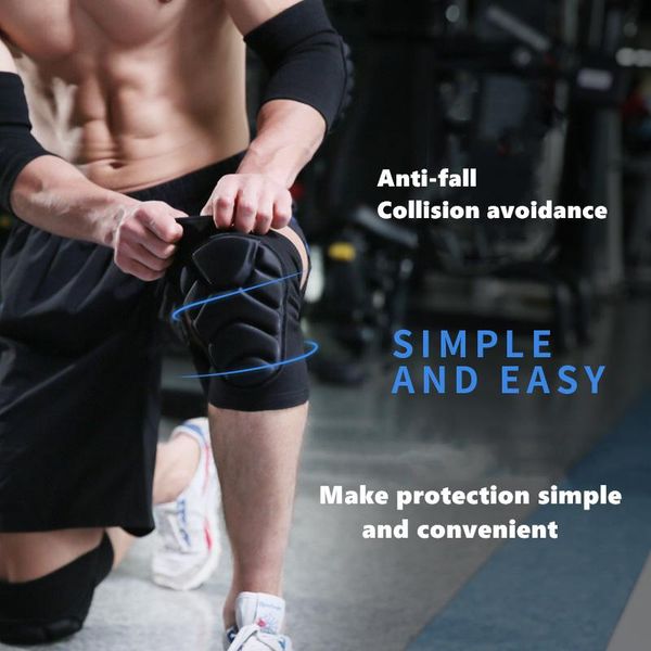 

outdoor cycling riding nylon knitted elastic full knee brace strap support strong compression protection sport pads running, Black;gray