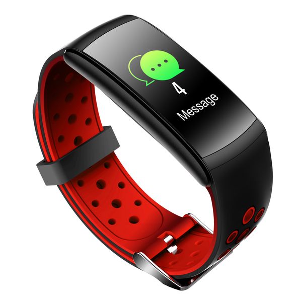 

smart wristband watch with function of blood pressure and temperature measurement
