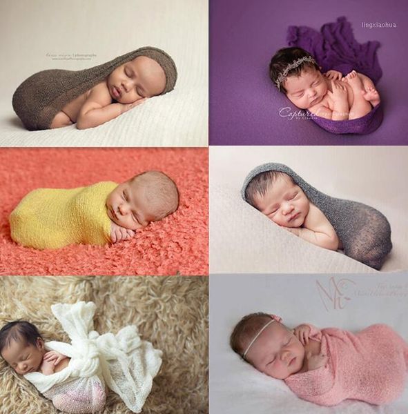 

newborn pgraphy props cotton blanket swaddling fotografie achtergronden for infant accessoire pgraphie baby body yarn1