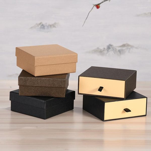

6pcs jewelry paper gift boxes drawer soap paper packaging box weeding foavr gift candy box jewelry set storage display cases1