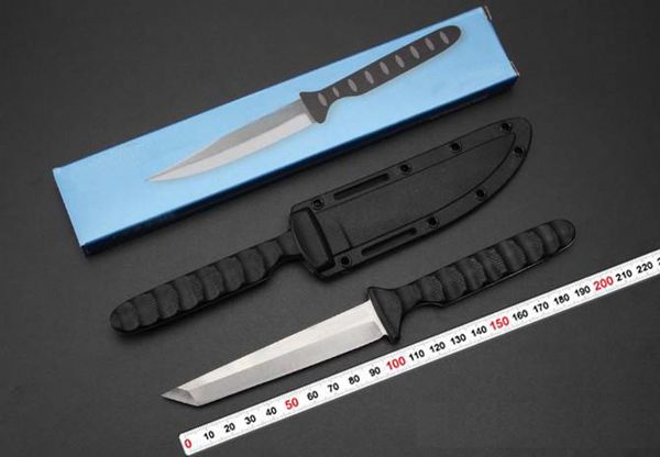 Kostenloser Versand 53NBS 20BTJ Samurai FESTES KLINGENMESSER SECURE-EX NECK SHEATH TAKTISCHES CAMPING JAGD ÜBERLEBENSTASCHE EDC HANDWERKZEUGE Sammlung