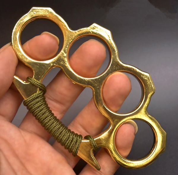 

21 silver and black thin steel brass knuckle dusters with rope self defense personal security women and men self-defense pendant in stock 66