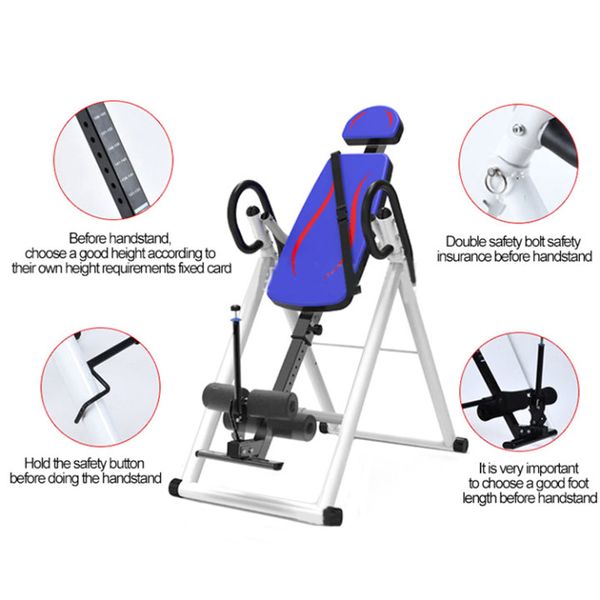 

gravity highest weight capacity inversion table handstand machine benches workout fitness equipment exercise body