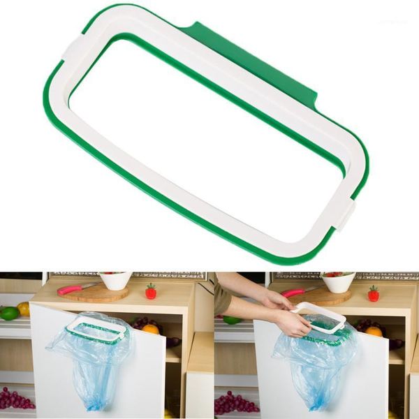 

hooks & rails *bag hanging kitchen cupboard door back style stand trash garbage bags storage holder rack rangement 1.41