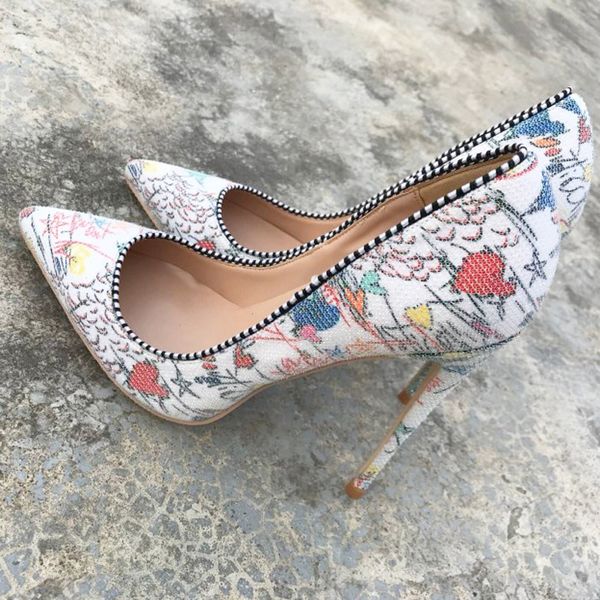 

lantejoulas ladies perlage bombs printed heart star of night shoes pointed celebrity high heel stilettos vur9, Black