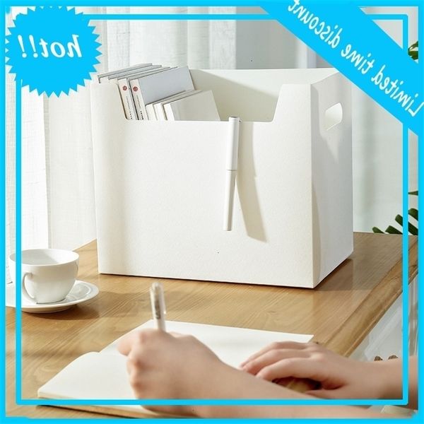 

portable desksimple office multifunctional stationery case pp plastic hand held storage box organizer vt1687