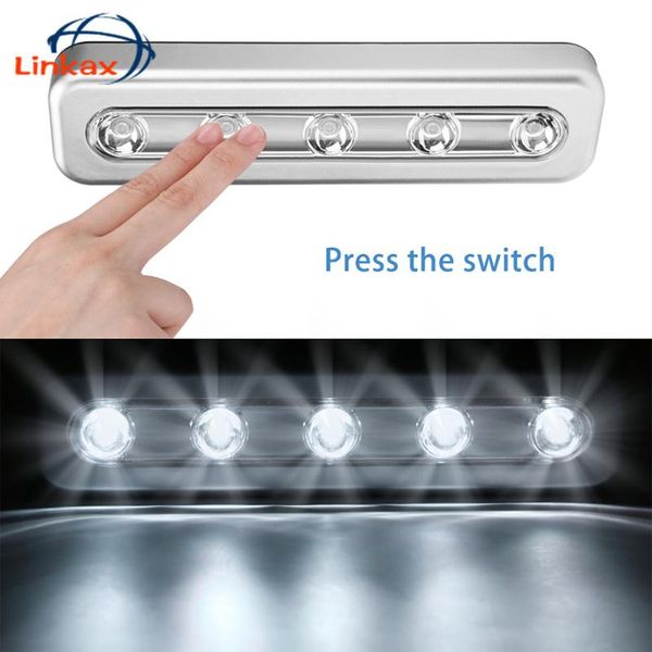 

5 leds cabinet closet light wireless night light wardrobe stair kitchen bedroom night lamp drawer lighter